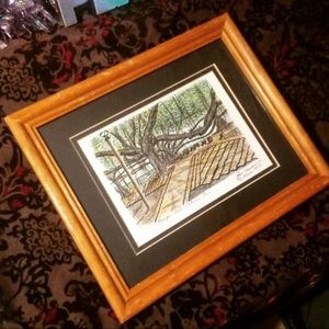 Banyon tree print wall picture from Maui